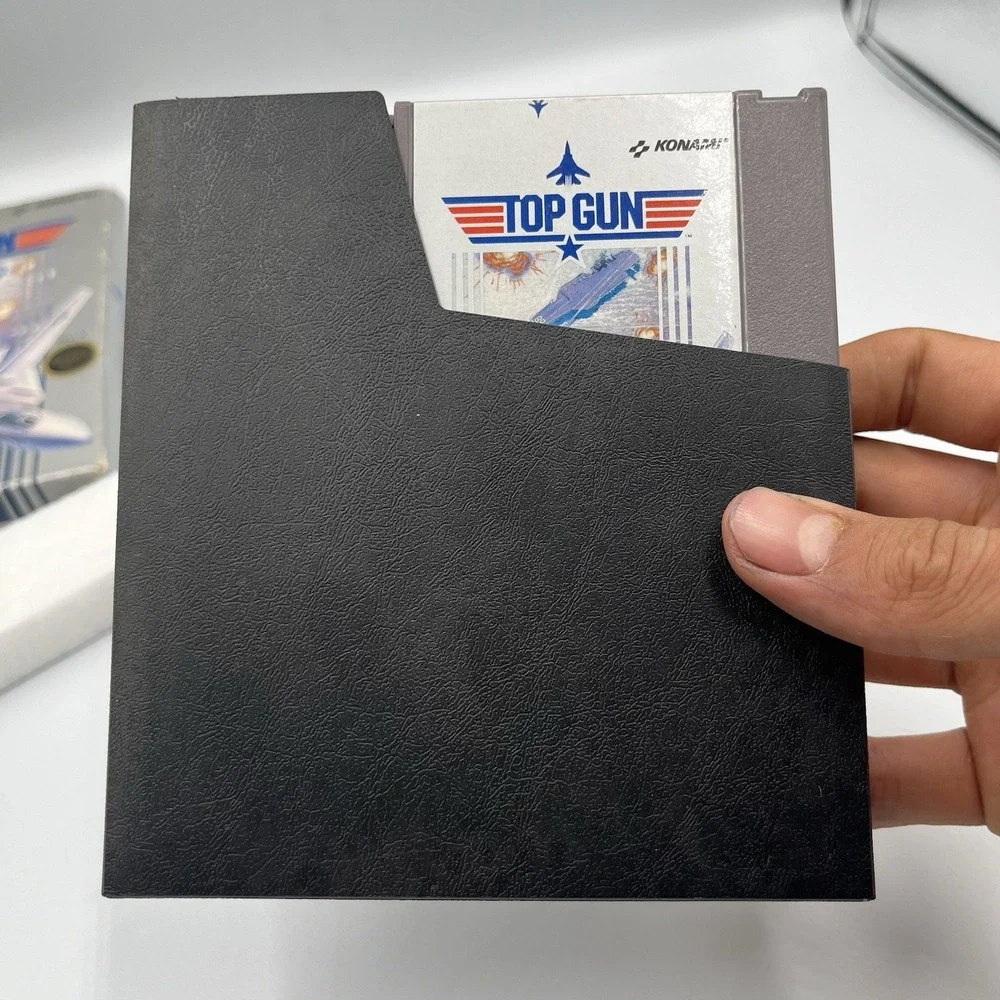 Top Gun NES Complete CIB Box Manual 3-Screw Cartridge Tested Vintage